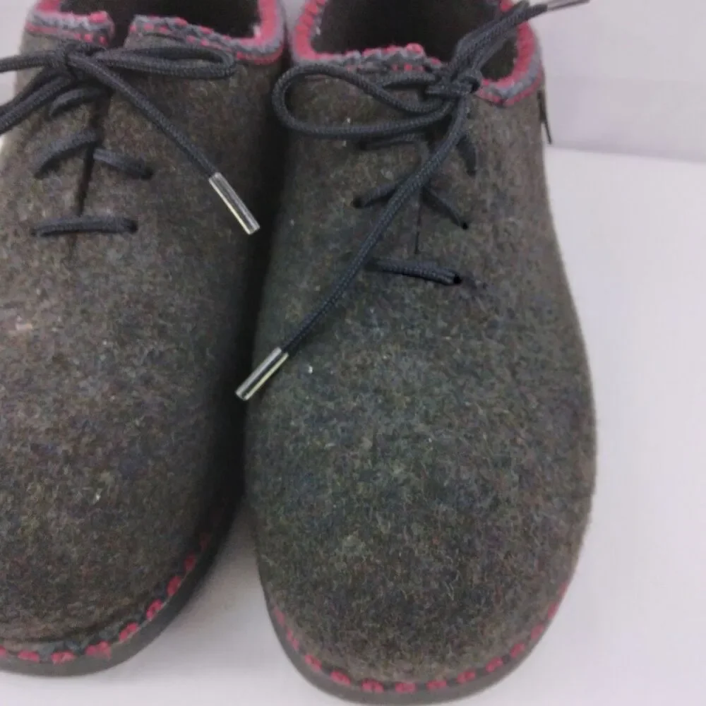 Wild n Wooly by Stegmann Shoes Gray Pure New Wool Germany Women's Size US 7 - Picture 6 of 15